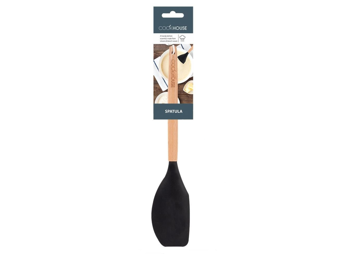 Silicone Spatula With Wooden Handle
