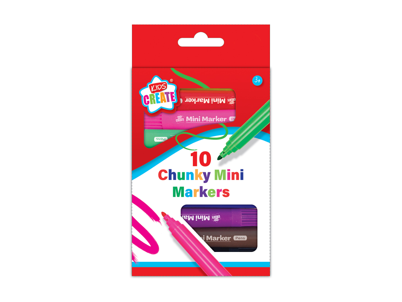 Chunky Min Markers | 10 Pcs