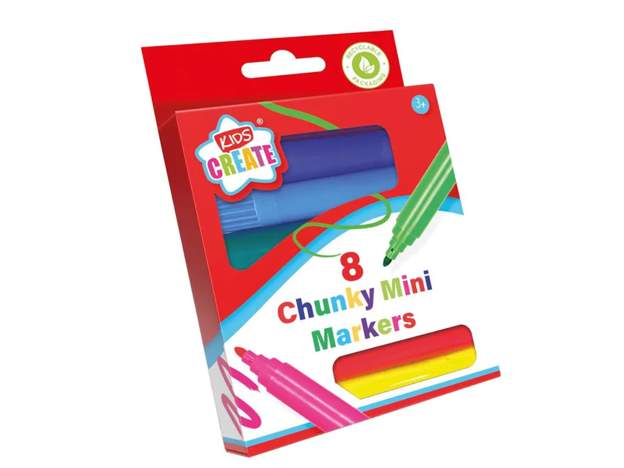 Chunky Mini Markers | 8 Pcs