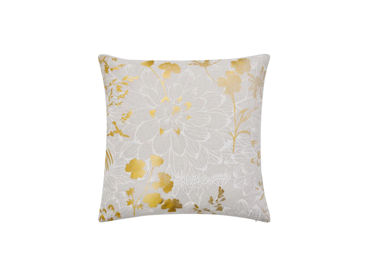 Metallic Print Decorative Cushion