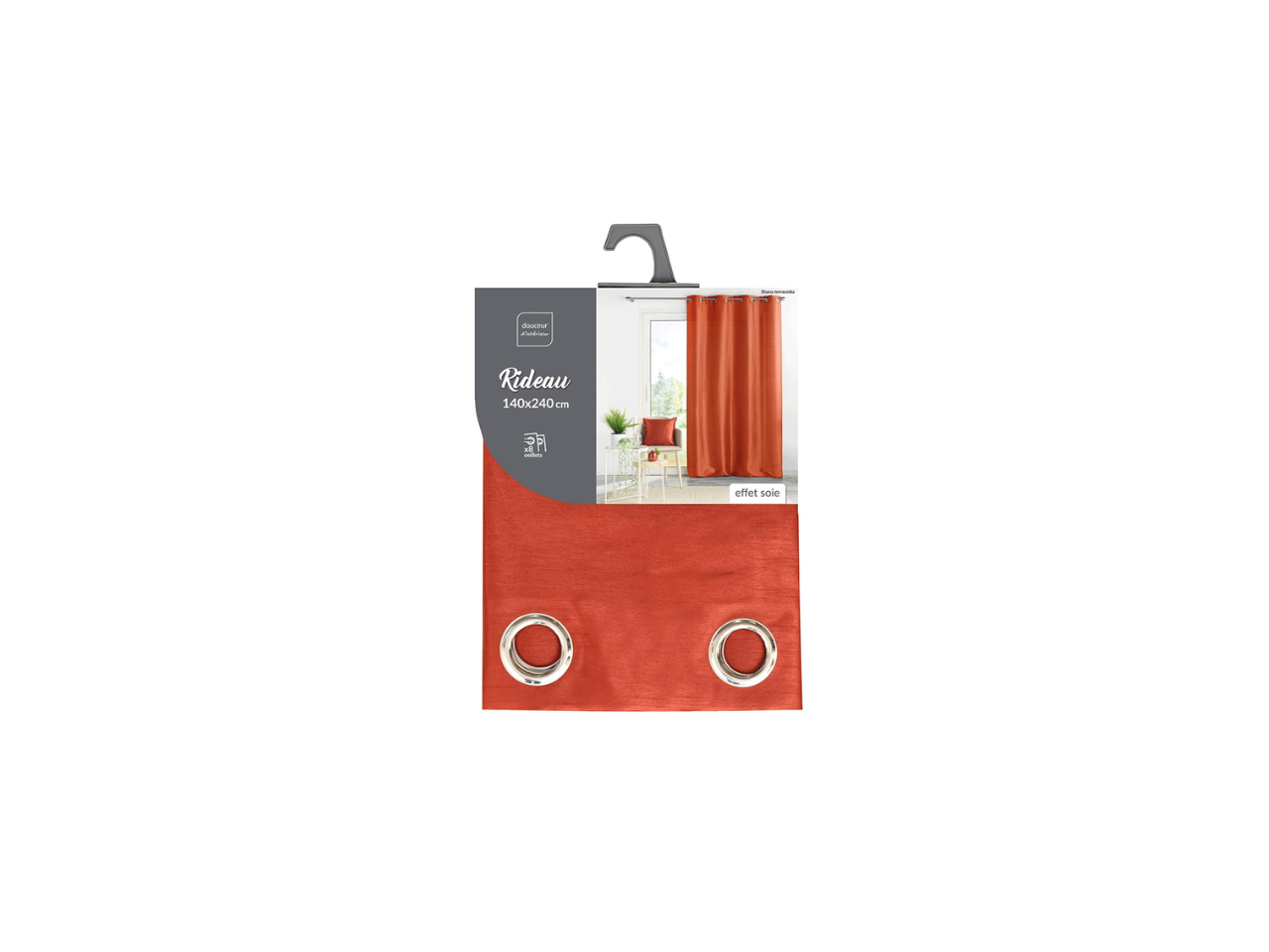 Curtain With 8   Eyelets