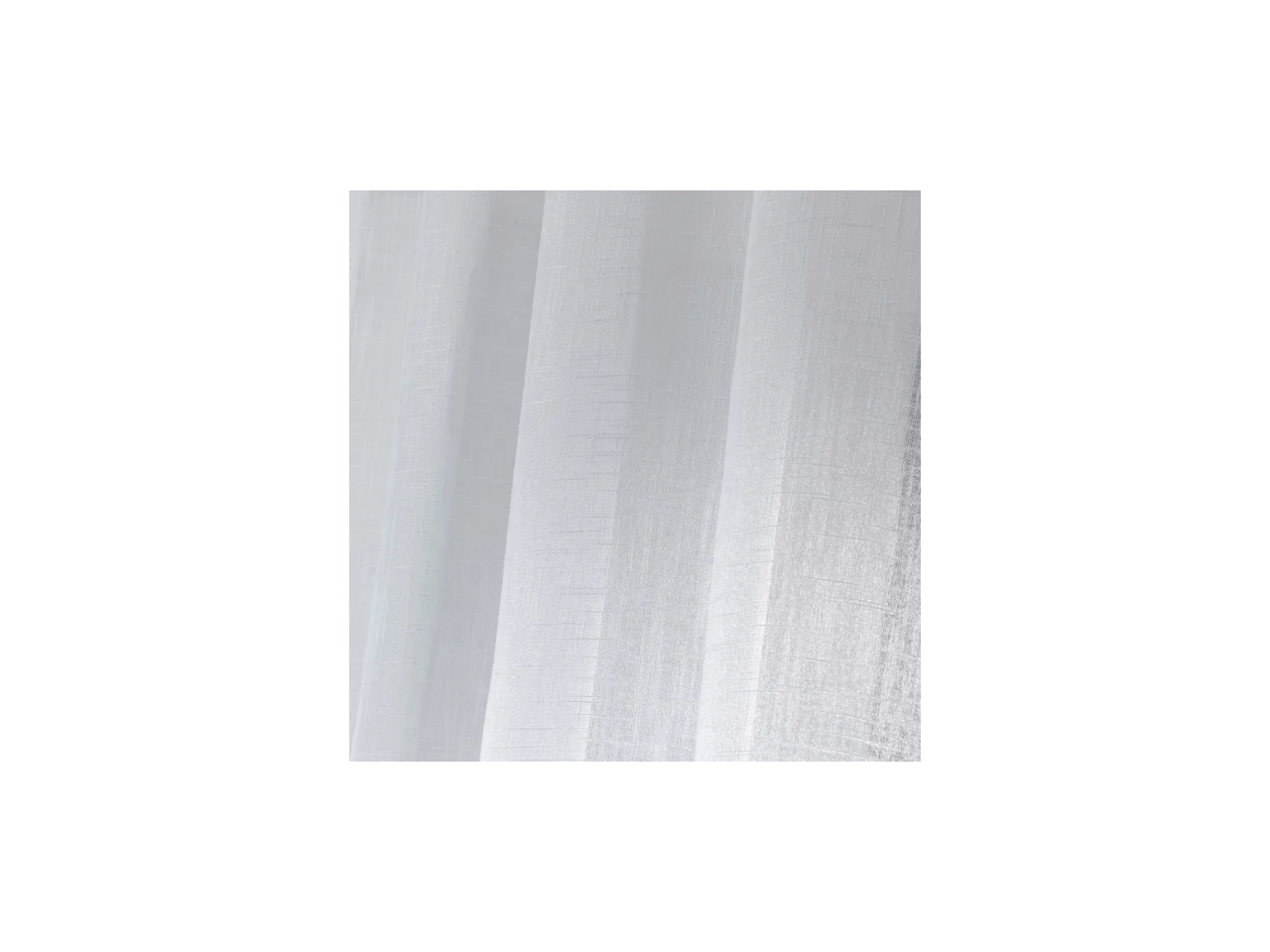 Window Sheer Curtains | White