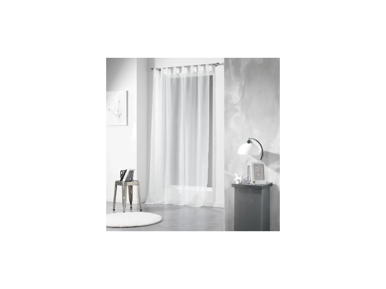 Net Curtain With 8  Loops  | Voiline