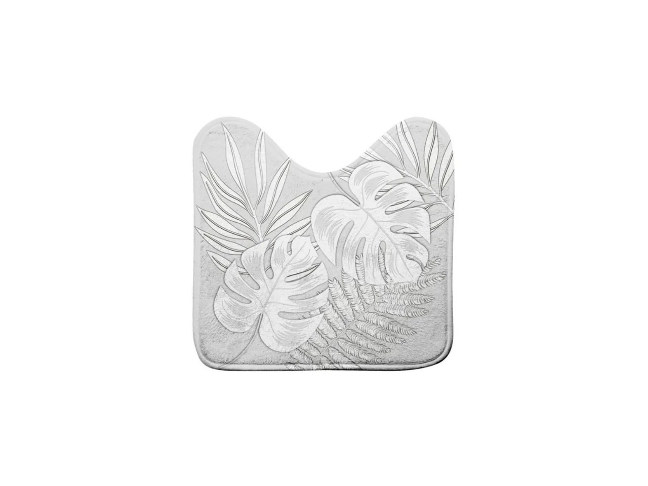 Leaf Print Toilet Mat |45 x 45 cm