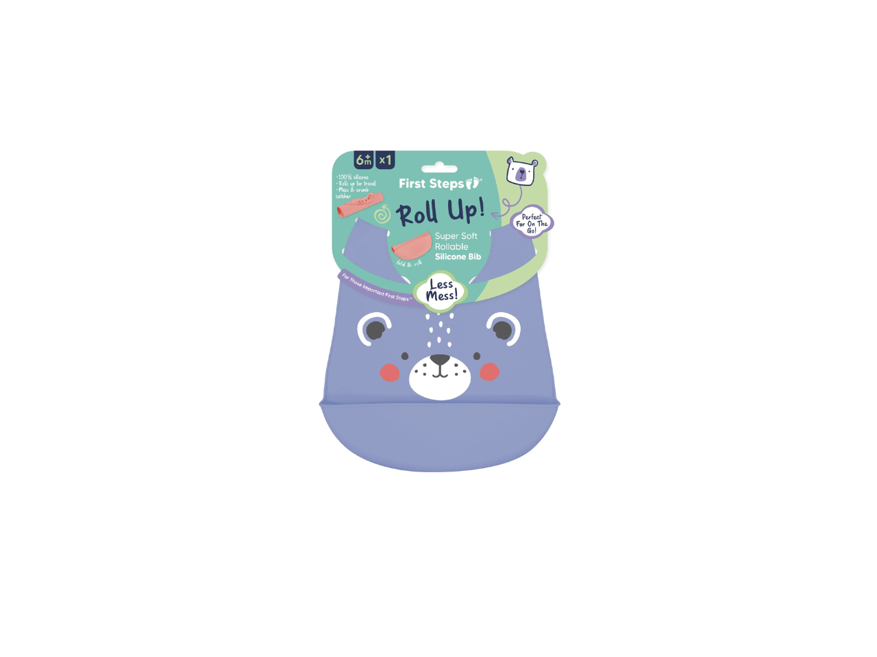 Rollable Silicone Bib | Assorted Designs