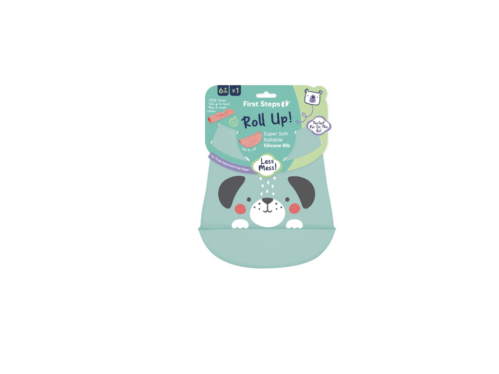 Rollable Silicone Bib | Assorted Designs