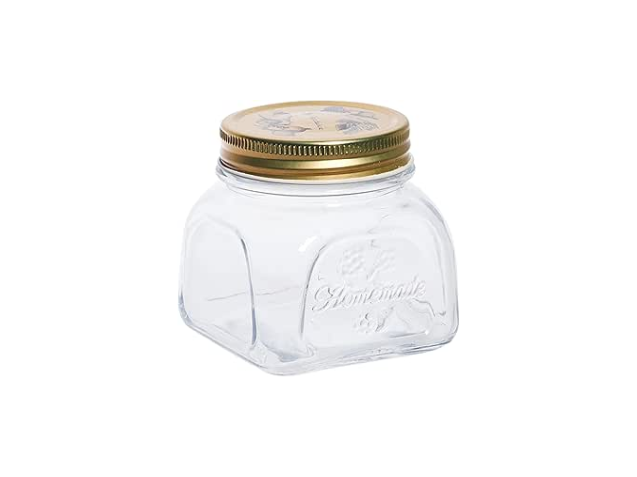 Storage Food Jar With Airtight Screw Top Metal Lid | 300 ML