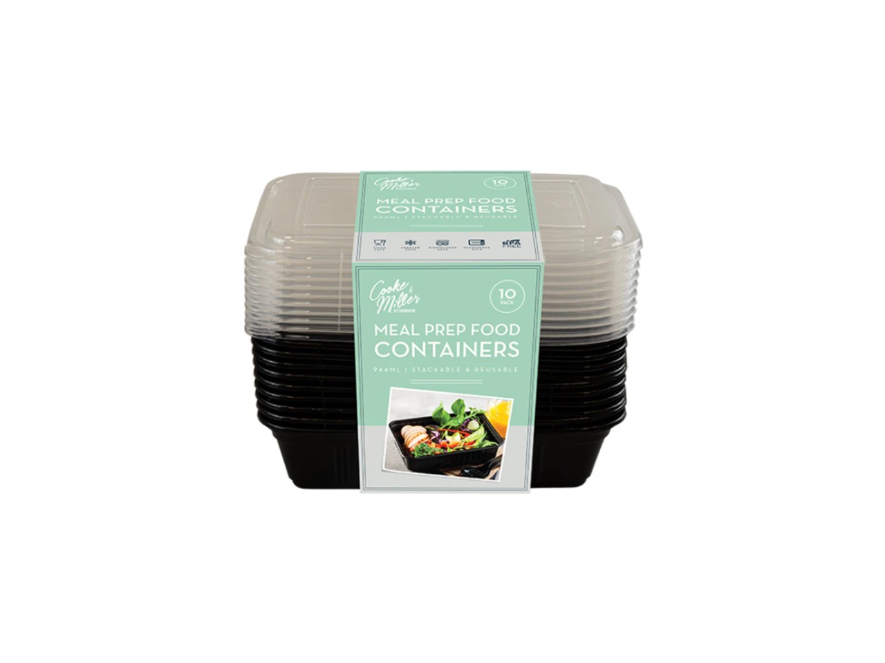 Plastic Meal Preparation | Set of 10