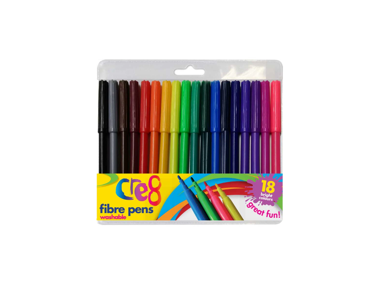 Fibre Pens | Pack of 18