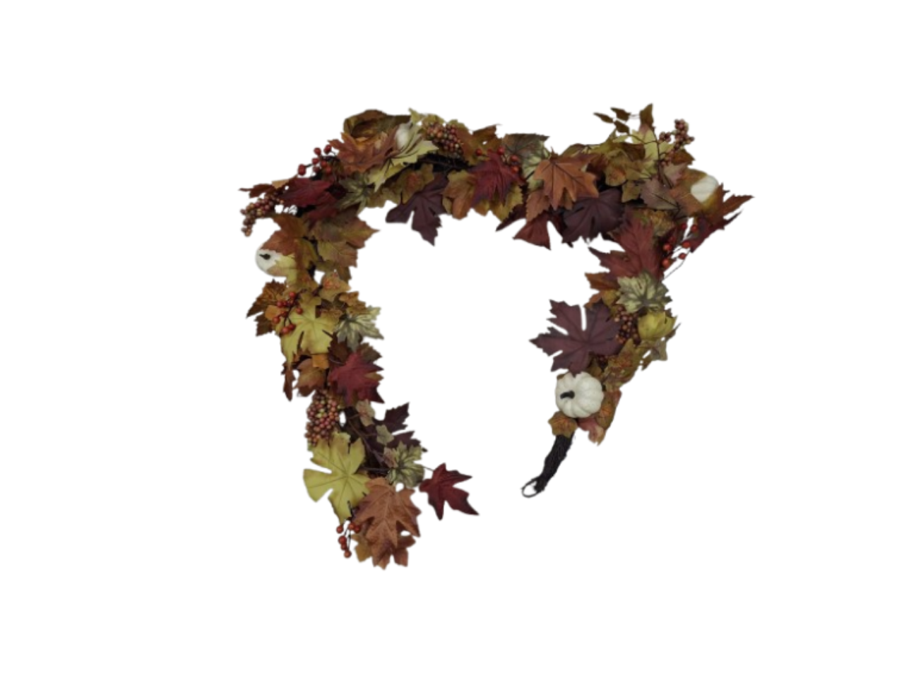 Autumn White Pumpkin Garland