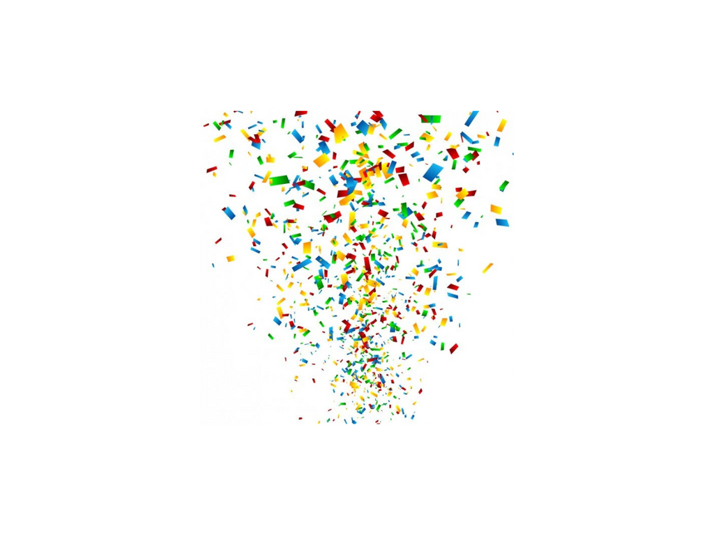 Party Popper | Coloured Confetti | 2 Pcs