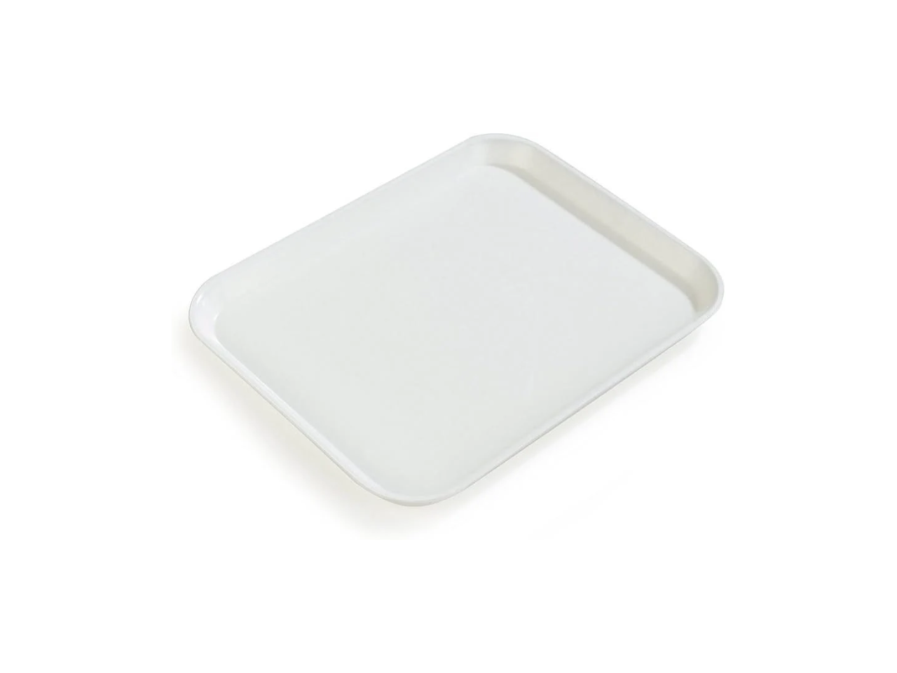 Reusable White Plastic Platter