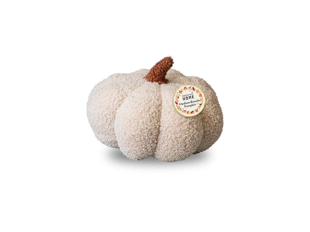 Medium Boucle Pumpkin Cushion