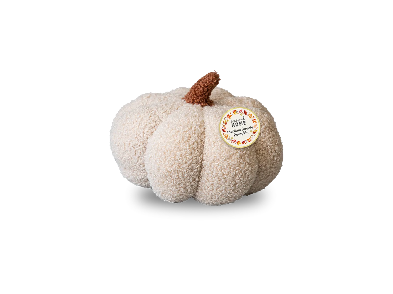 Medium Boucle Pumpkin Cushion