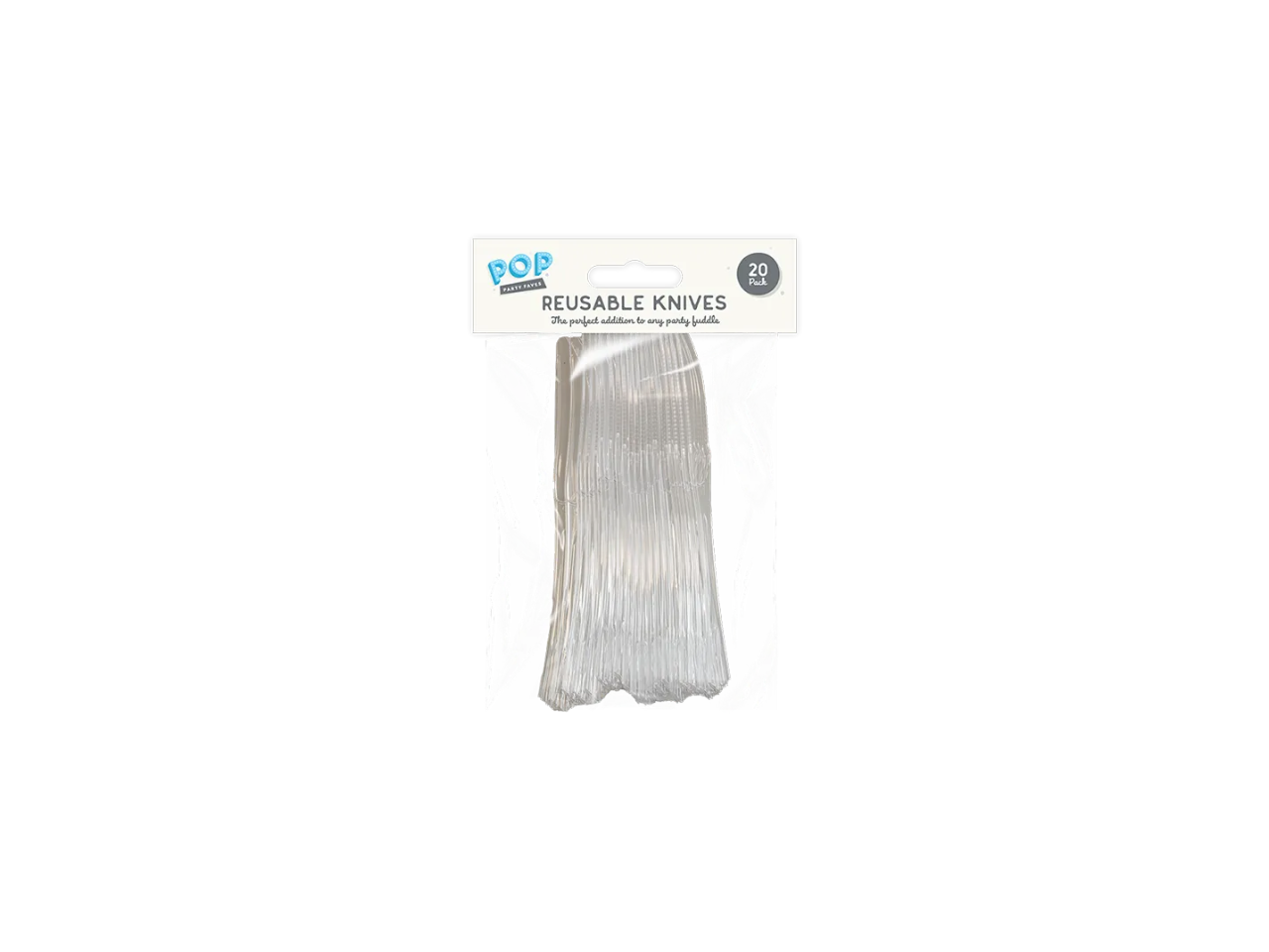 Reusable Plastic Knives | 20 Pcs
