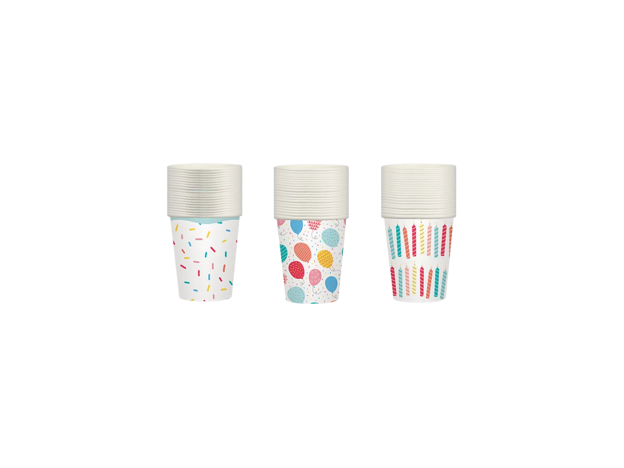 Printed Paper Cups 20 Pcs