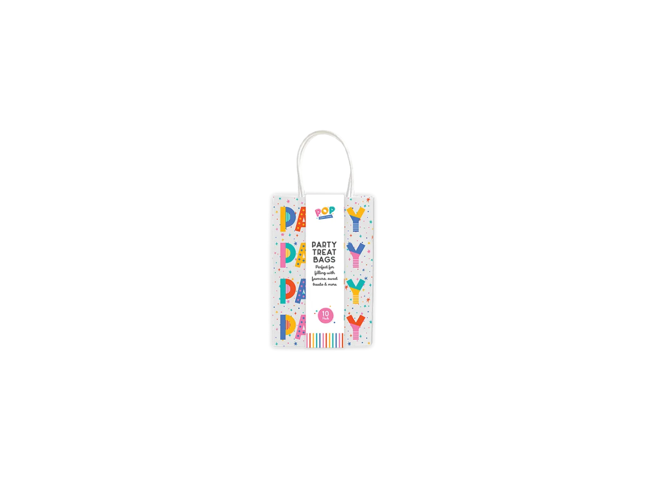Party Paper Treat Bags 10 Pcs