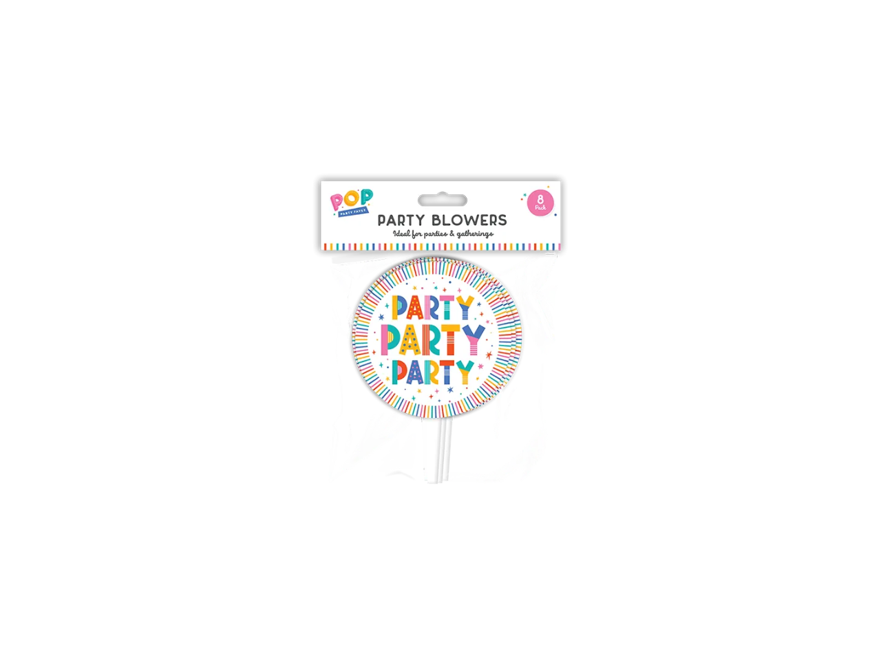 Party Blowers 8 Pcs