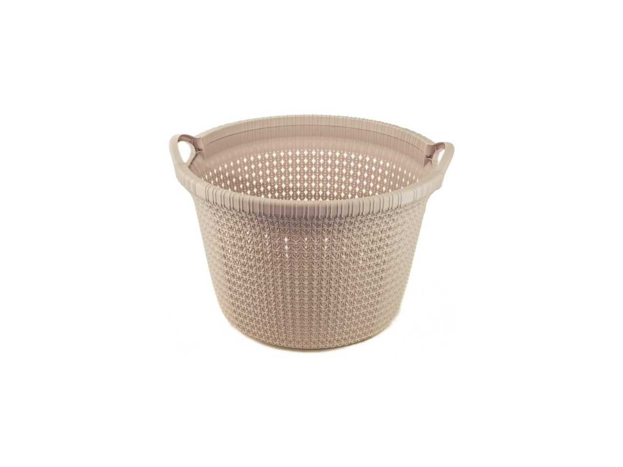 Laundry Basket Knitted Round 35L  | 50x33CM
