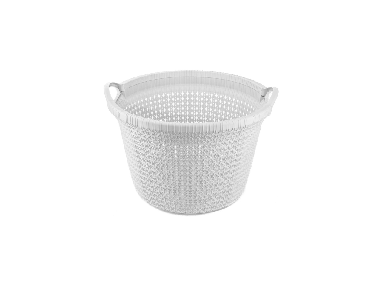Laundry Basket Knitted Round 35L  | 50x33CM