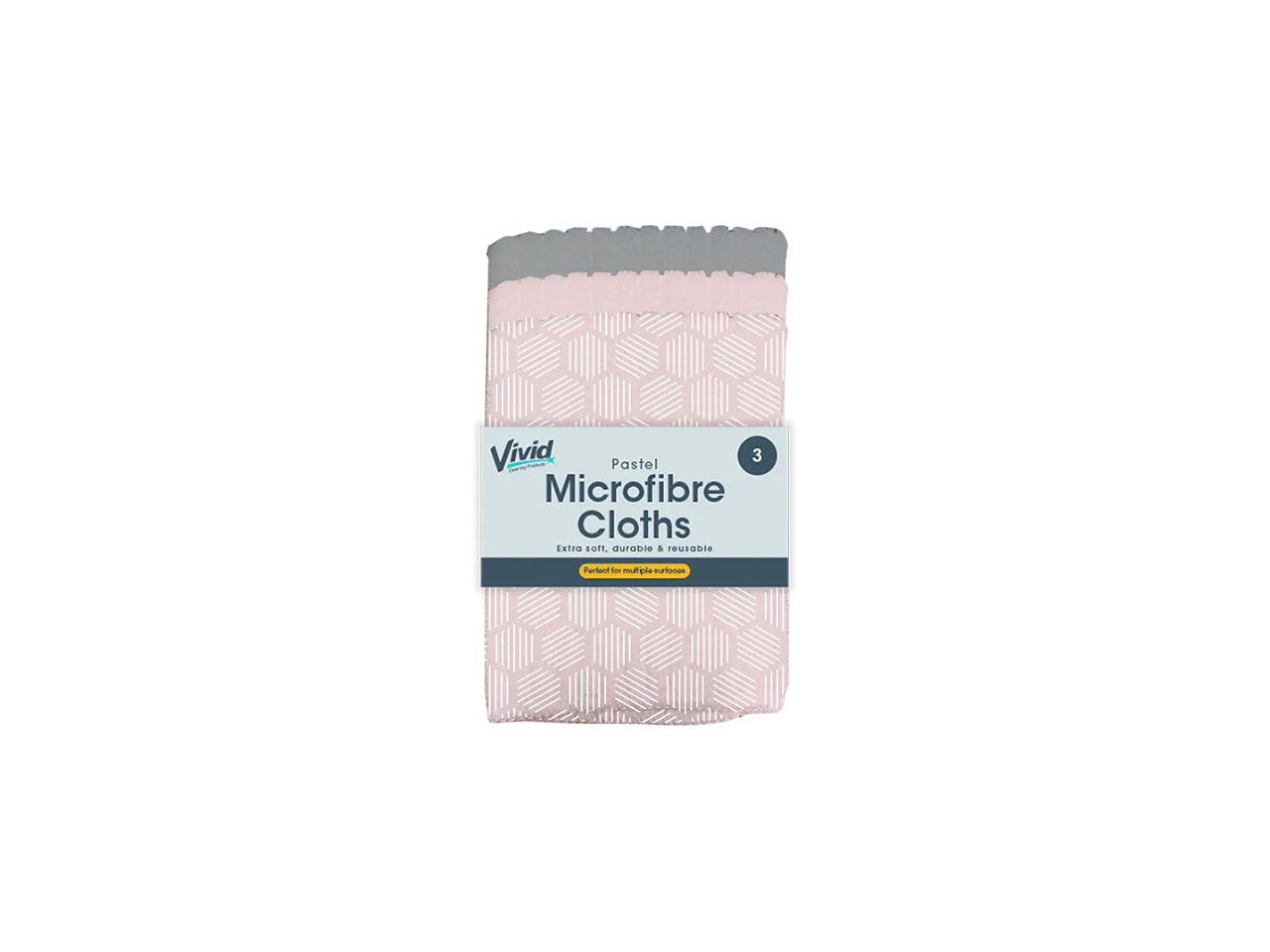 Pastel Microfibre Cloths | 3 Pcs