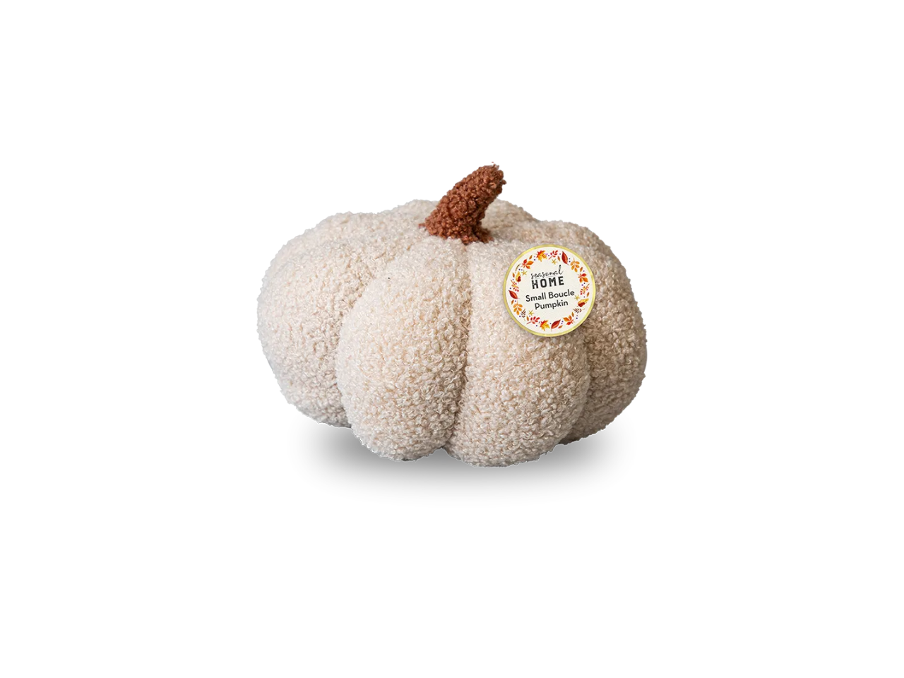 Small Boucle Pumpkin Cushion