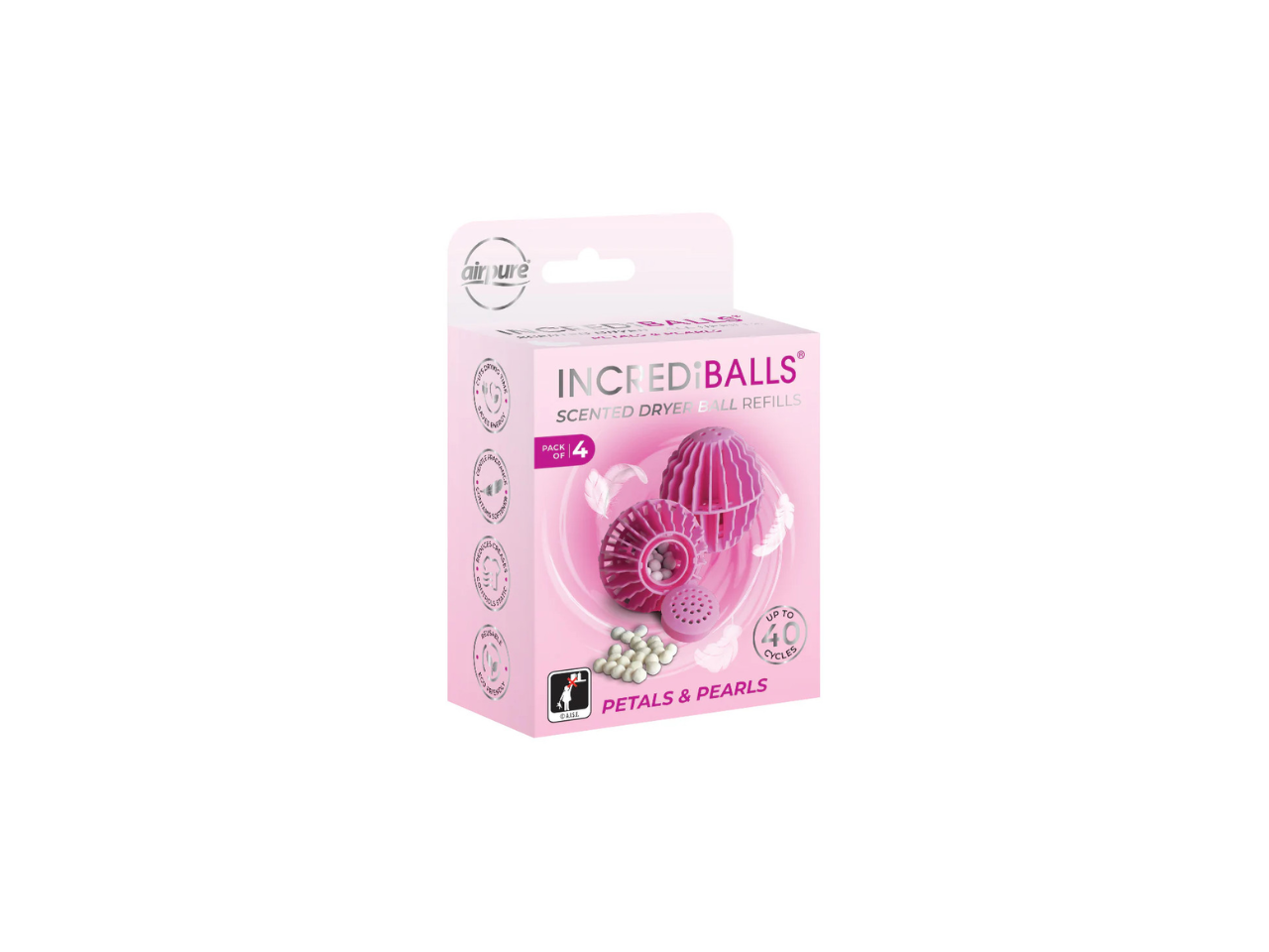 Scented Dryer Balls Refills | Petals & Pearls