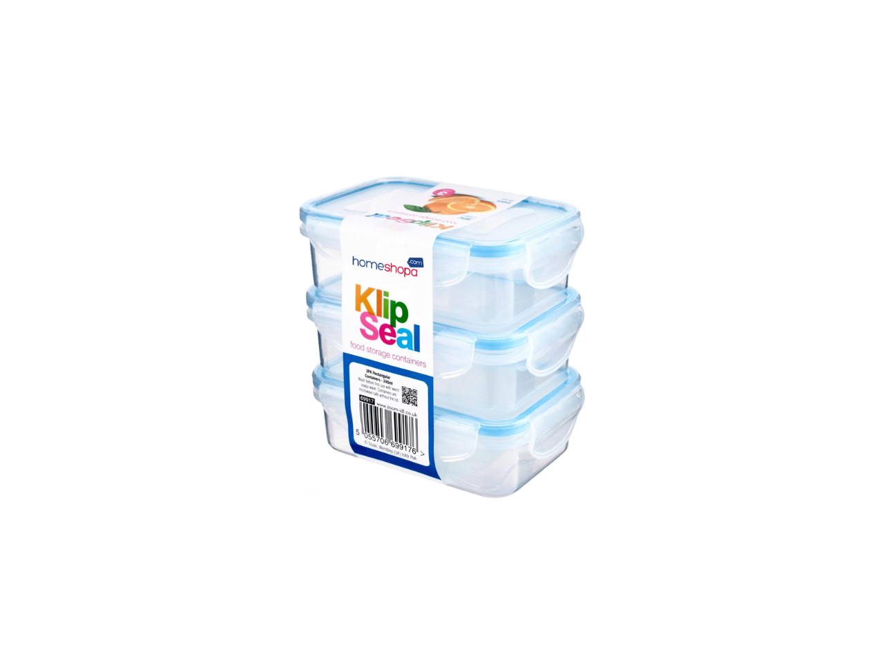 Klip Seal Lunch Boxes |  3pcs