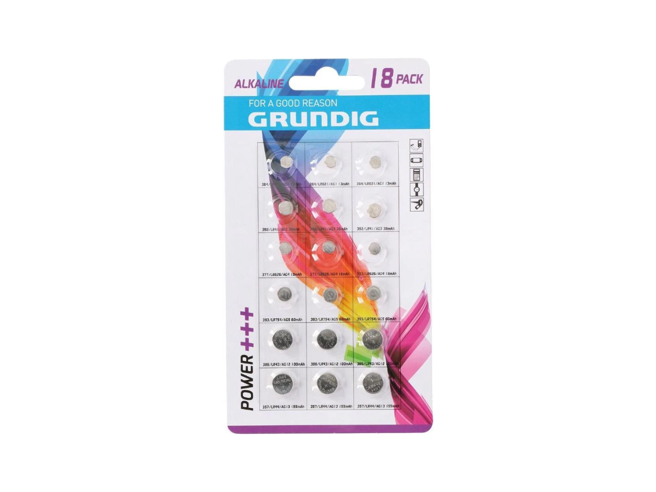 Grundig Batteries Button Cell Alkaline | 18 Pieces