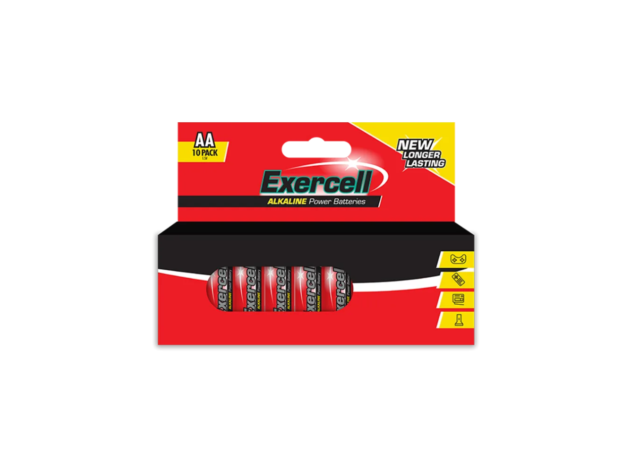 AA Alkaline Batteries |  10 Pcs