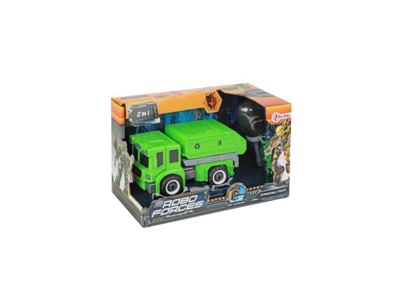 Roboforces Change Robot Garbage Truck | 2 in 1