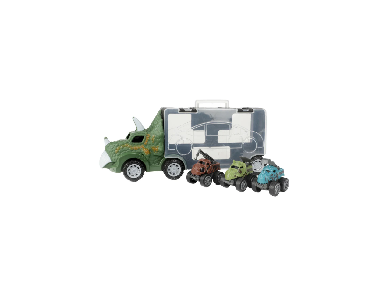 World of Dinosaurs | Dino Truck & 3 Pull-back Cars