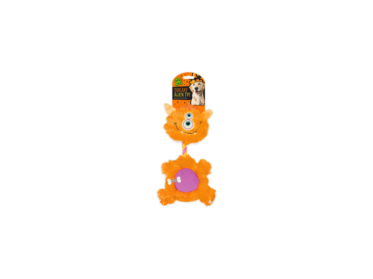 Halloween Squeaky Alien | Dog Toy