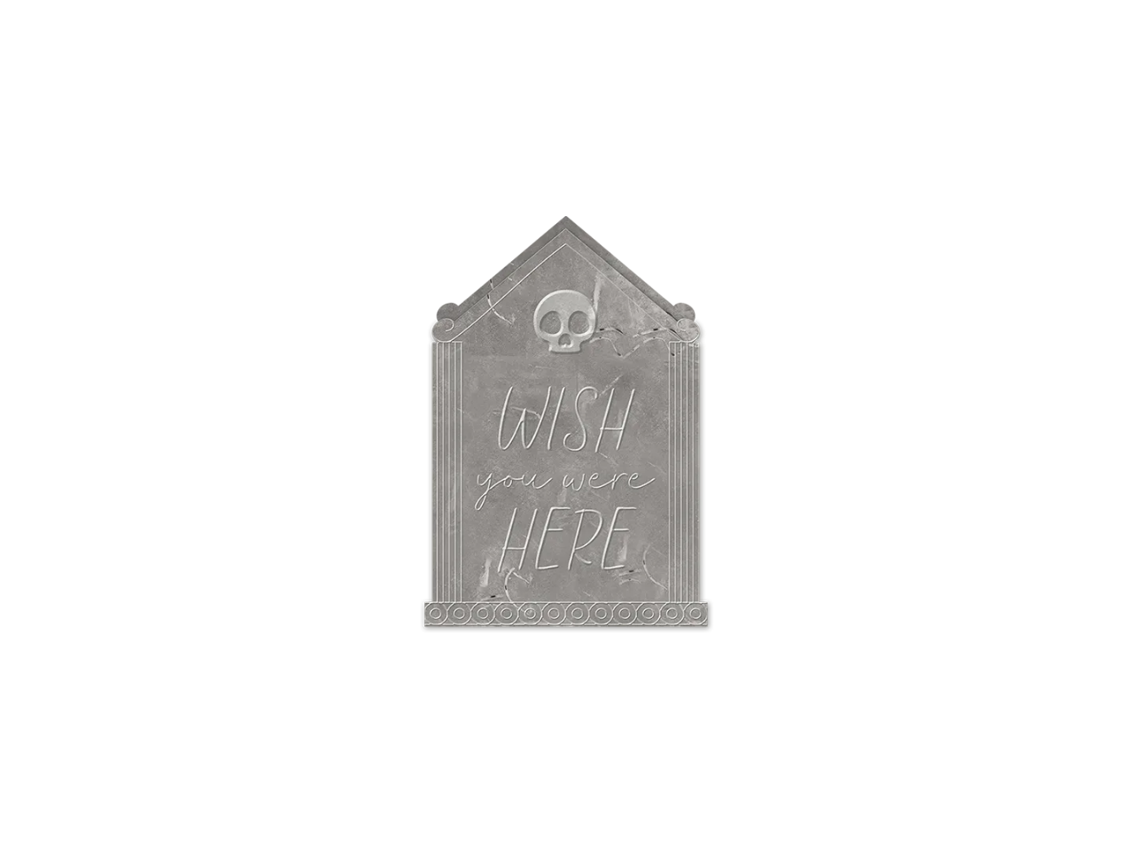 Grave Stone Candle