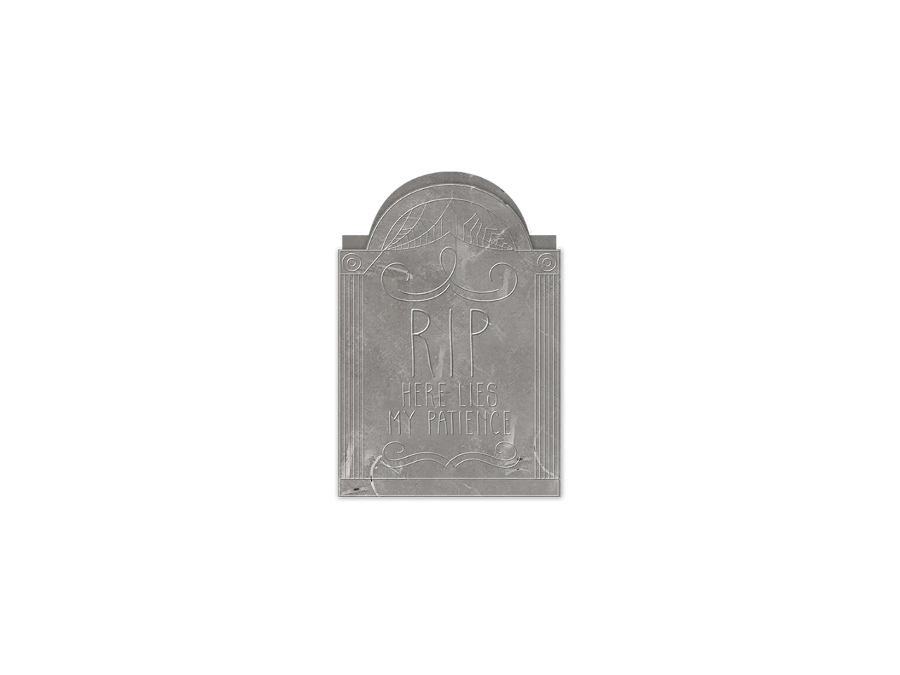 Grave Stone Candle