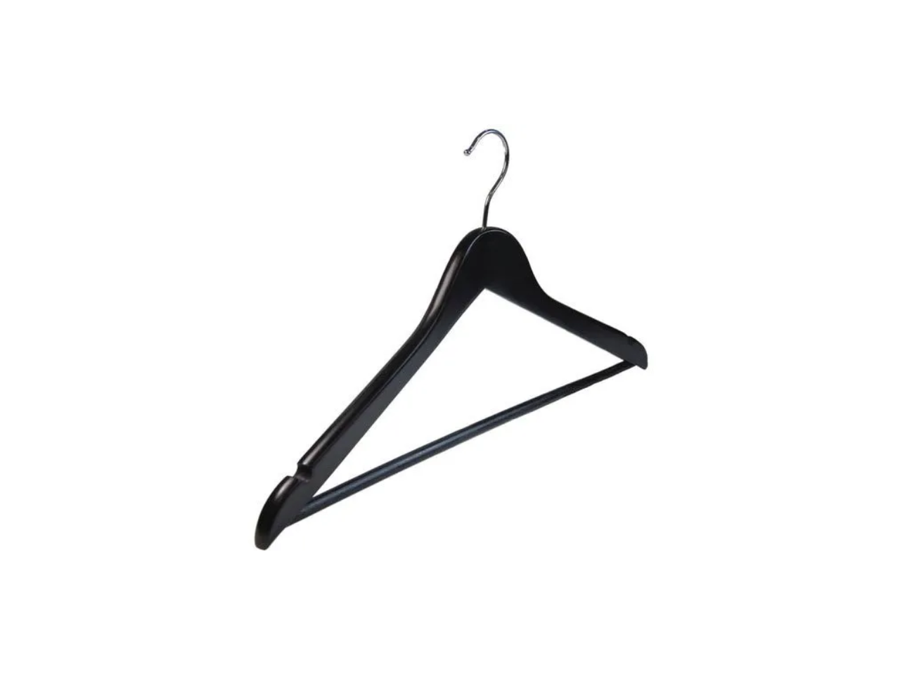 Black Wooden Hangers | Pack of 3