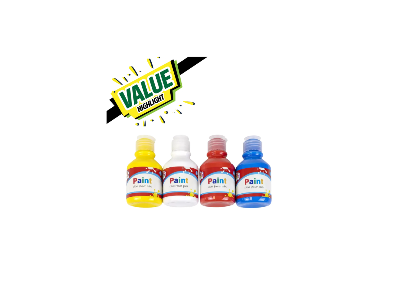 Kids Create Paint Primary |  4 x 150ml
