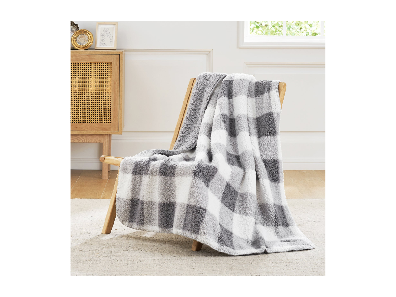 Plaid Cozy Sherpa Blanket | 127X152cm