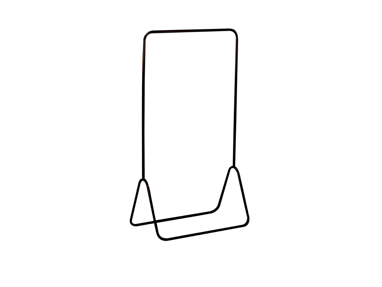 Coat Hanger Black Metal