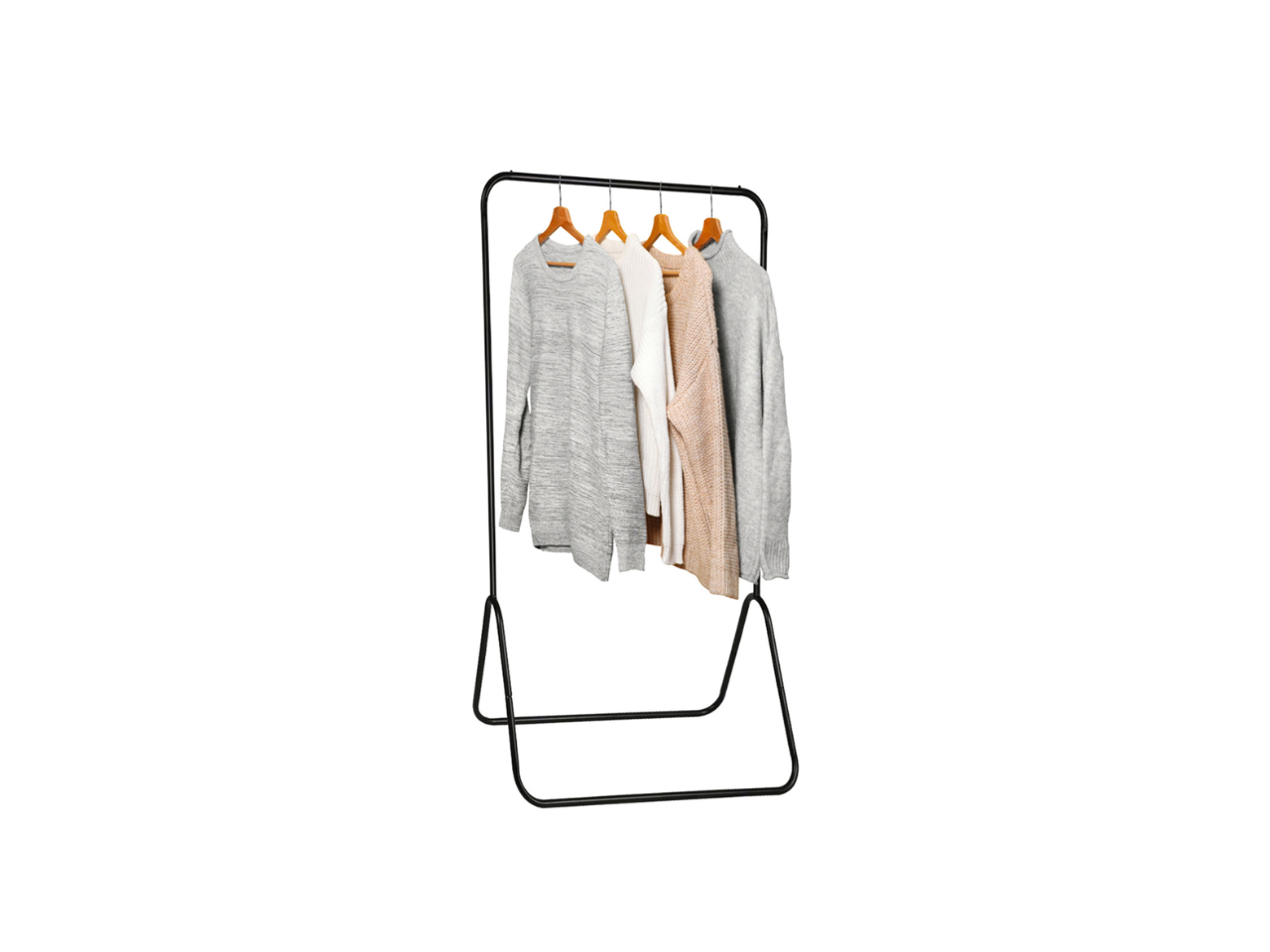 Coat Hanger Black Metal