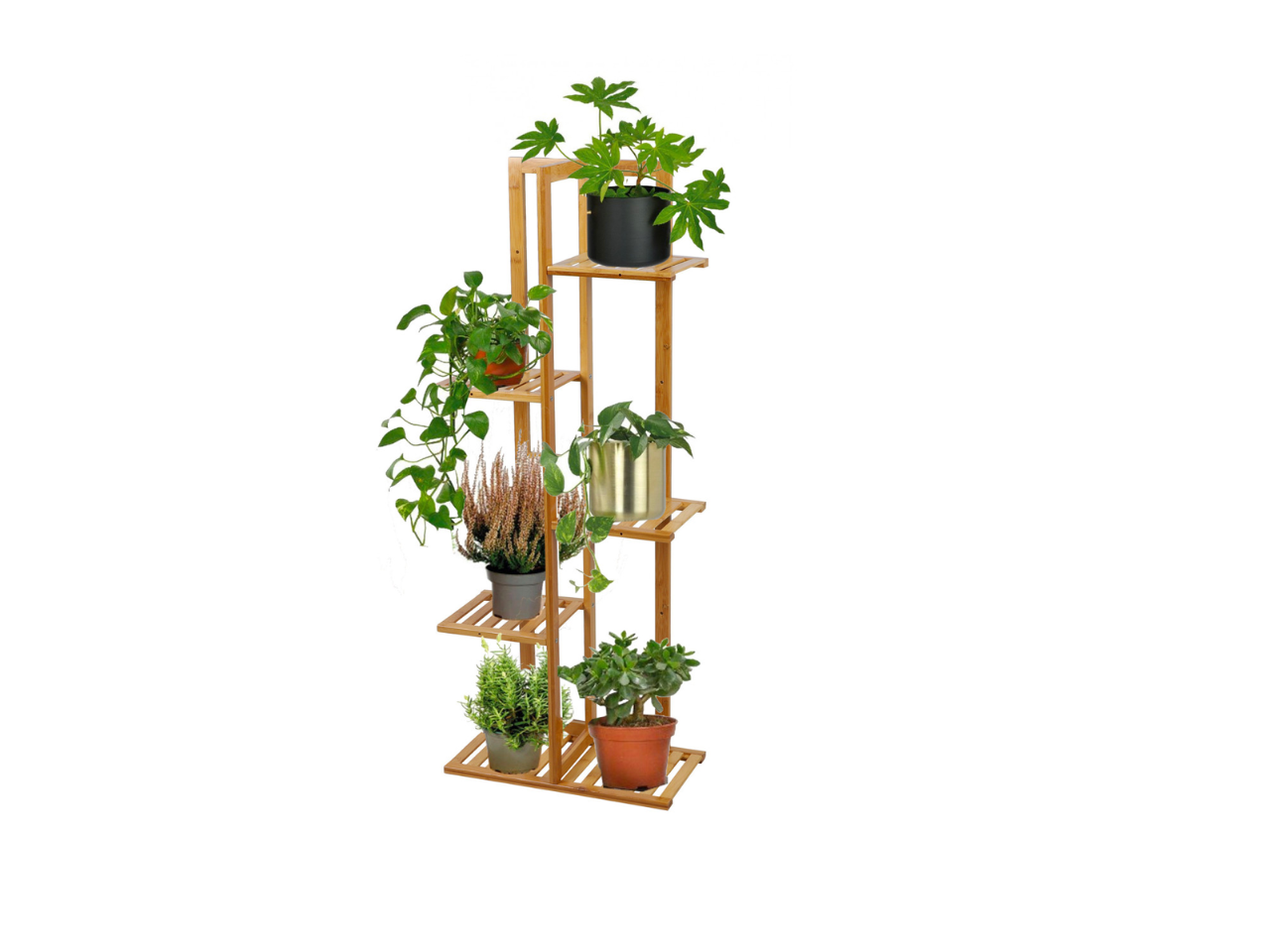 5 Tier Bamboo Plant Stand
