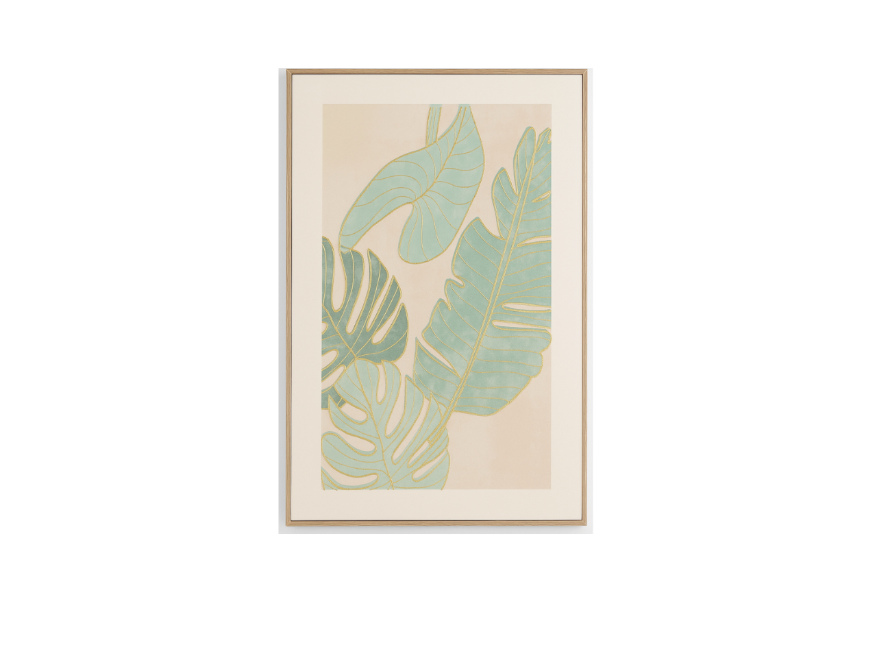 Framed Canvas with Glossy Resin Coating  | 45×60×2.5CM