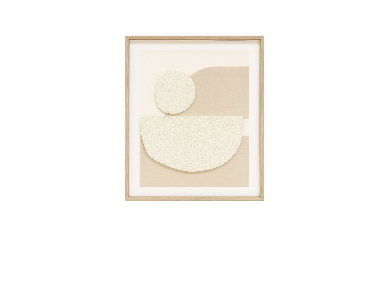 Framed Canvas with 3D Objects |  60×60×2.9CM