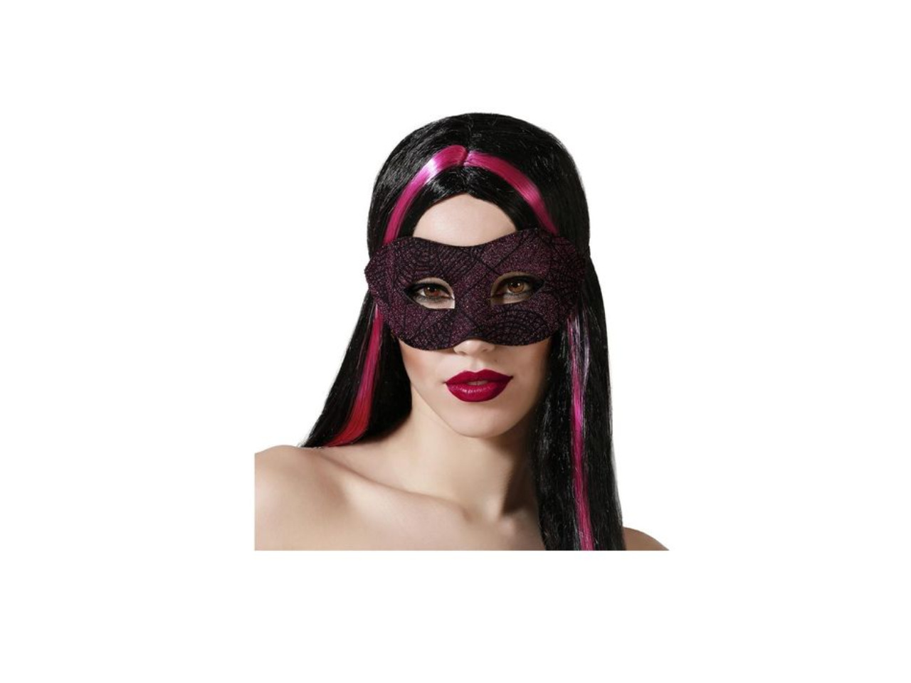 Purple Spiderweb Mask