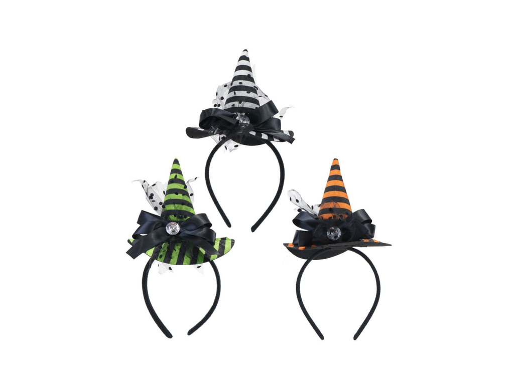 Mini Striped Witch Hat | Headband