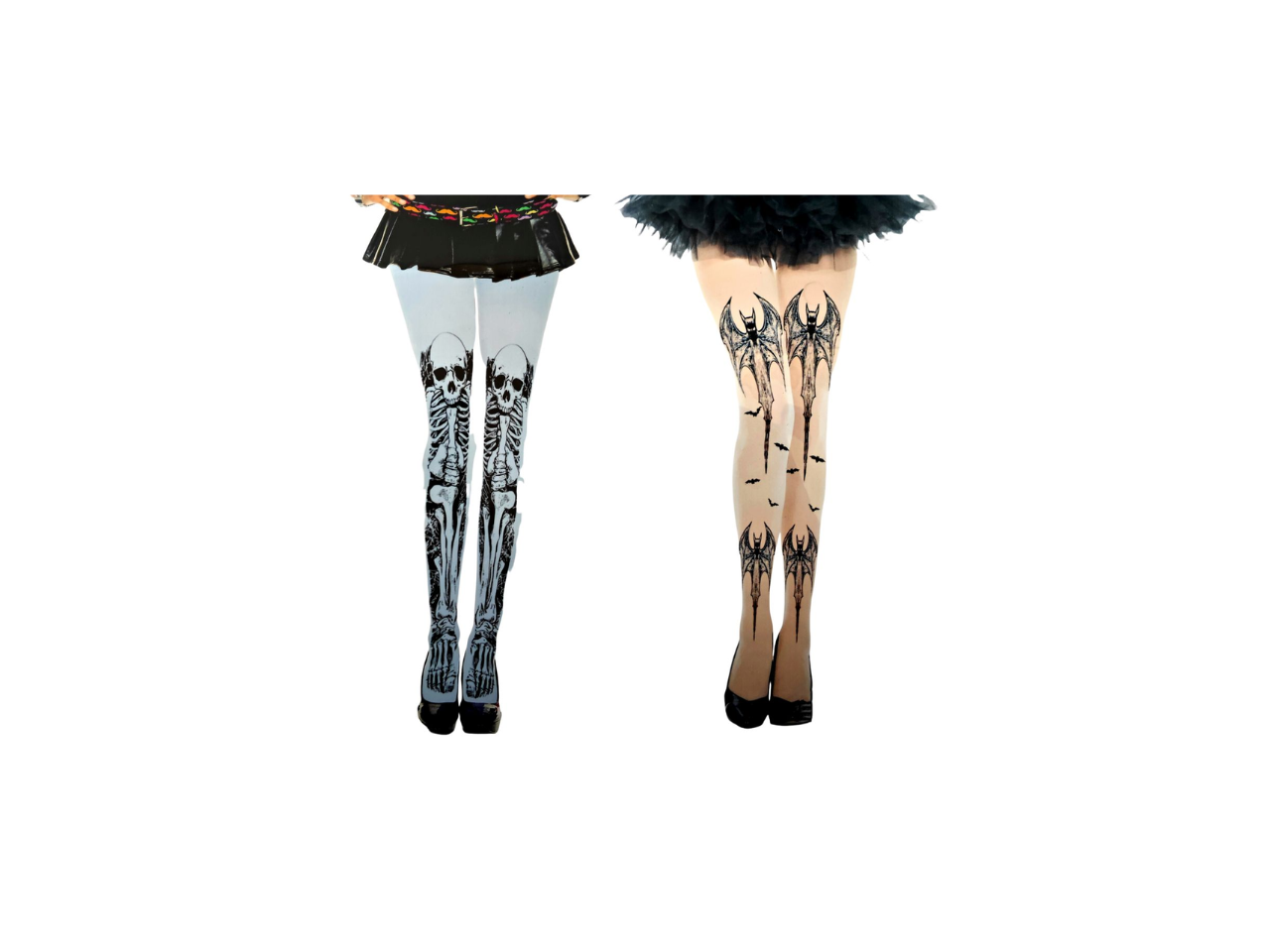 Printed Demon Tights | Adults