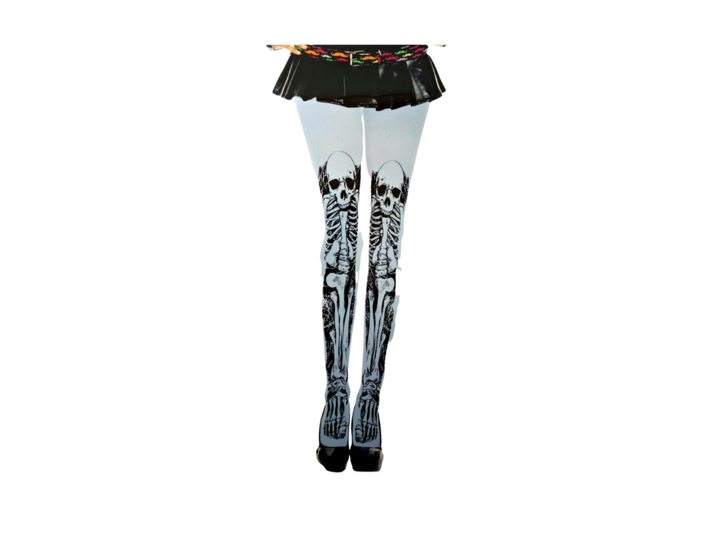 Printed Demon Tights | Adults