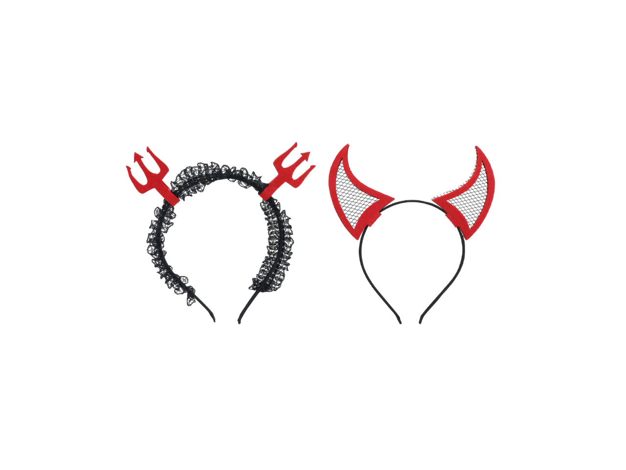 Devil Horn & Trident | Headband