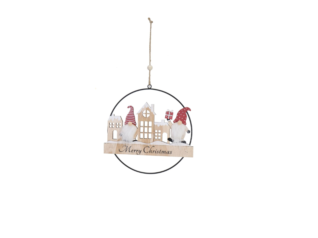 Chrsitmas Hang Wreath Wire Rim | 21CM