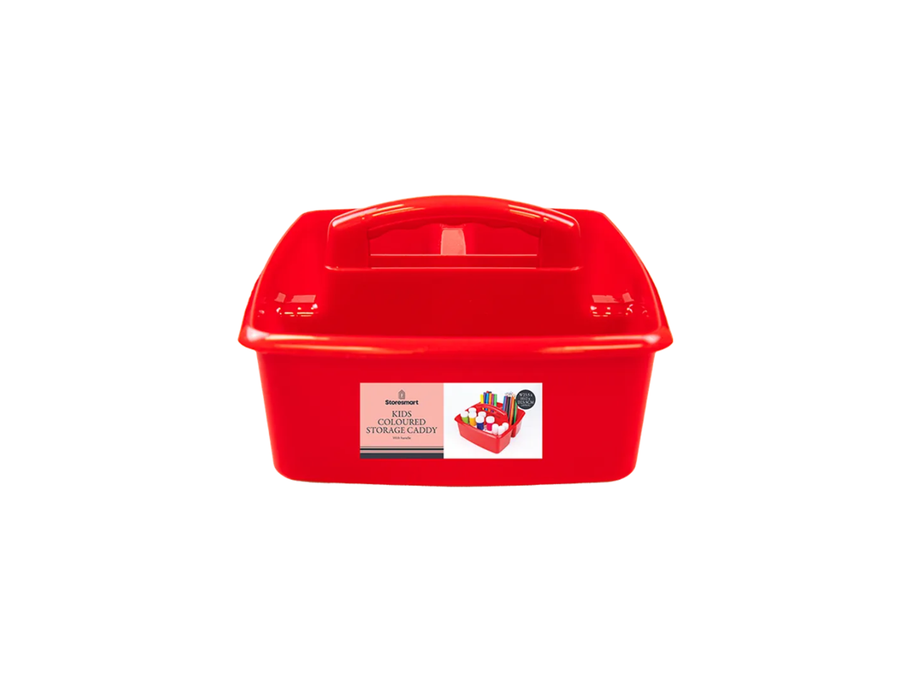 Coloured Storage Caddy with Handle